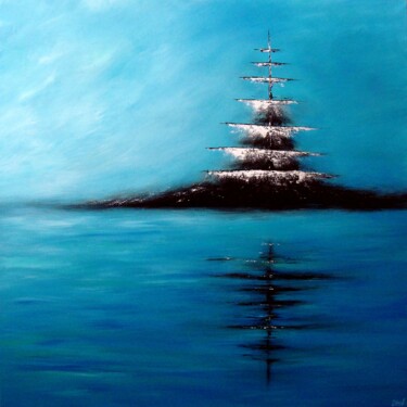 제목이 "Out of the Blue"인 미술작품 Tanya Hansen (TanyaSunart)로, 원작, 아크릴