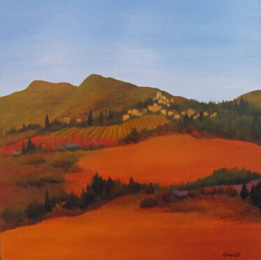 Peinture intitulée "Douceur Provençale" par Graciela Grimaldi, Œuvre d'art originale, Acrylique Monté sur Châssis en bois