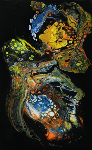 Painting titled "Terra incognita 2" by Sorin Niculae Lazar, Original Artwork, Acrylic Mounted on Wood Stretcher frame