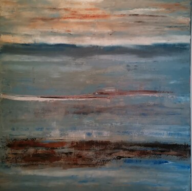 Peinture intitulée "AM1" par Herve Megaides, Œuvre d'art originale, Huile Monté sur Châssis en bois