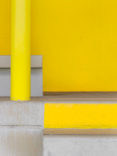 yellow wall ( edition of 8 ) Photographie intitulée "yellow wall ( editi…" par Emmanuel Passeleu, Œuvre d'art originale, Photographie numérique