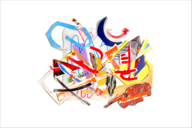 La Bella Steria Κολάζ με τίτλο "La Bella Steria" από Nathalie Cuvelier Abstraction(S), Αυθεντικά έργα τέχνης, Κολάζ Τοποθετήθηκε στο Αλουμίν…