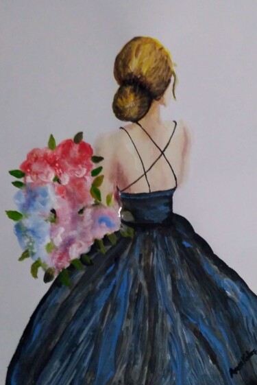 "A LITTLE HAPPINESS" başlıklı Resim Ayşe Keleş tarafından, Orijinal sanat, Akrilik