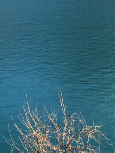 Photography titled "Au-dessus du lac" by Camille R., Original Artwork, Non Manipulated Photography