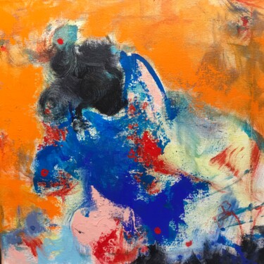 Peinture intitulée "Agression" par Jean Brisé, Œuvre d'art originale, Acrylique Monté sur Châssis en bois