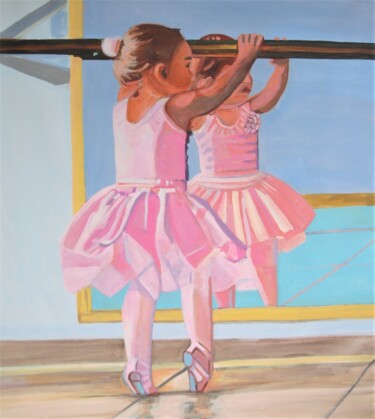 Little Ballerina / 100 x 90 x 5 cm 绘画 标题为“Little Ballerina /…” 由Alexandra Djokic, 原创艺术品, 丙烯