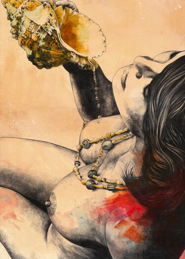 Cracked Pleasures 图画 标题为“Cracked Pleasures” 由Marco Paludet, 原创艺术品, 铅笔