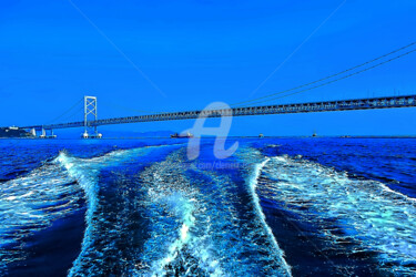 Photography titled "Japan - Long Bridge…" by Clement Tsang, Original Artwork, Digital Photography