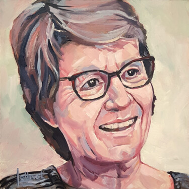 Peinture intitulée "Le sourire de Brigi…" par Philippe Jollivet, Œuvre d'art originale, Acrylique