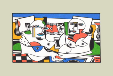 Andrographie N° 35700 Drawing titled "Andrographie N° 357…" by Lucien Ségura, Original Artwork, Marker