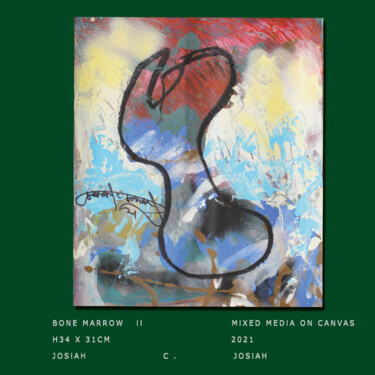 绘画 标题为“Bone Marrow II” 由Josiah C. Josiah Signature Art Gallery, 原创艺术品, 丙烯
