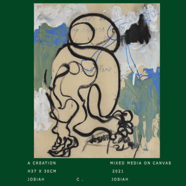 绘画 标题为“A Creation” 由Josiah C. Josiah Signature Art Gallery, 原创艺术品, 丙烯