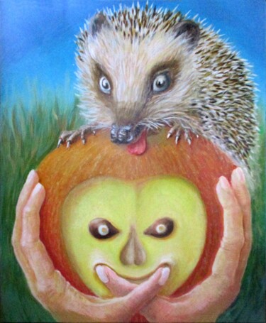 Donc les hérissons avec moi, j'aime les pommes