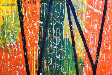 Painting titled "Wefaqaboud27" by Wefag Ibrahim, Original Artwork, Acrylic