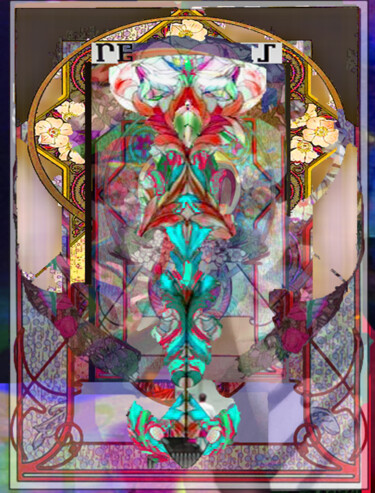 Digital Arts titled "And so created to c…" by Devorah Rosen, Original Artwork, Digital Painting