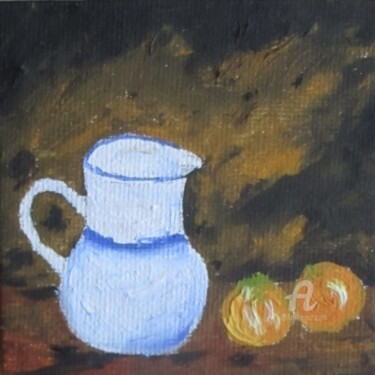 「Nature morte La Cru…」というタイトルの絵画 Roberto Urbanoによって, オリジナルのアートワーク, オイル ウッドストレッチャーフレームにマウント