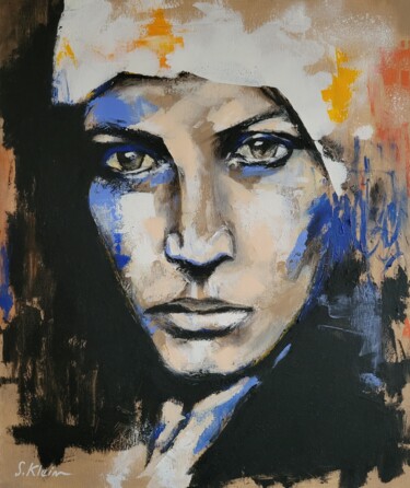 Peinture intitulée "Naya" par Sébastien Klein, Œuvre d'art originale, Huile Monté sur Châssis en bois