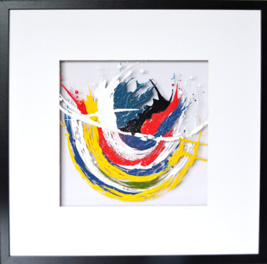 Painting titled "Source de vie" by Rita Vandenherrewegen, Original Artwork, Acrylic Mounted on Plexiglass