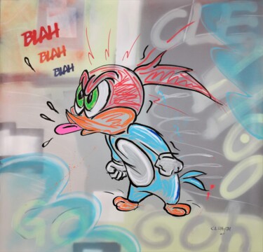 绘画 标题为“Blah Blah Blah” 由Clehgoh, 原创艺术品, 丙烯