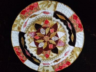 Art textile intitulée "Joy3" par Manon, Œuvre d'art originale, Tissu