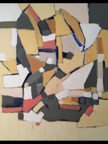 Painting titled "Les arbres d’ autom…" by Dominique Corti, Original Artwork, Acrylic