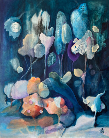 Painting titled "Douce joie" by Vénie, Original Artwork, Acrylic
