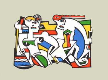 Andrographie N° 67412 Drawing titled "Andrographie N° 674…" by Lucien Ségura, Original Artwork, Marker