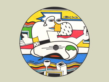 Andrographie N° 55137 Drawing titled "Andrographie N° 551…" by Lucien Ségura, Original Artwork, Marker