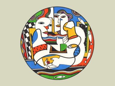 Andrographie N° 09133 Σχέδιο με τίτλο "Andrographie N° 091…" από Lucien Ségura, Αυθεντικά έργα τέχνης, Μαρκαδόρος
