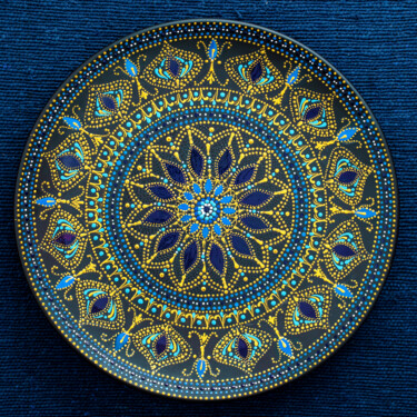 绘画 标题为“Decorative ceramic…” 由Tony Rubino, 原创艺术品, 丙烯 安装在木质担架架上