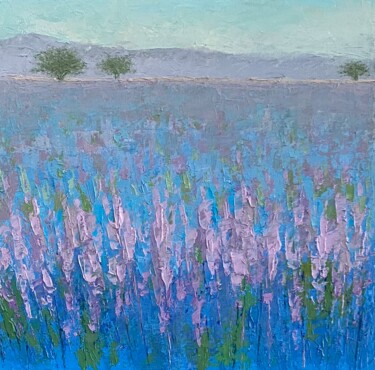 Peinture intitulée "Summer in France #3" par Ling Strube, Œuvre d'art originale, Huile