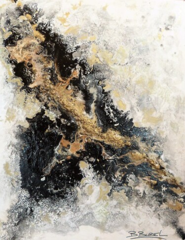 Reliefs Or 2 绘画 标题为“Reliefs Or 2” 由Béatrice Burel, 原创艺术品, 油