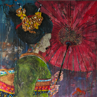 绘画 标题为“SERIE GEISHA 00048” 由Josep Pozo, 原创艺术品, 丙烯