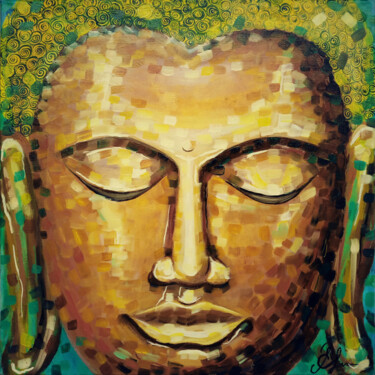 Silence Peinture intitulée "Silence" par Ekaterina Khovanskaya, Œuvre d'art originale, Huile