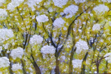 Painting titled "Árboles, naturaleza…" by Vidal Fernández Richart, Original Artwork, Acrylic