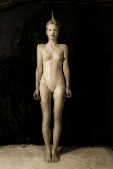Sad Elf. Coming out 摄影 标题为“Sad Elf. Coming out” 由Armen Manukyan-Burovtsov (Armmenart), 原创艺术品, 操纵摄影 安装在其他刚性面板上