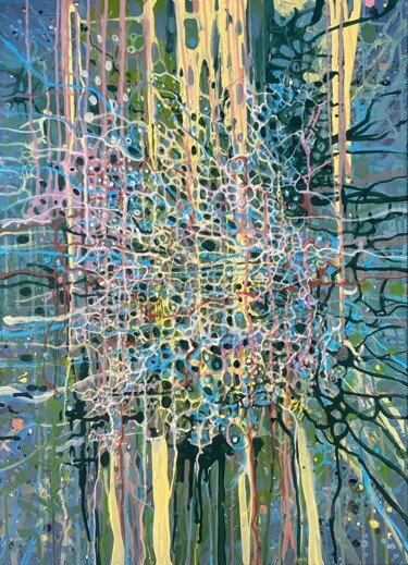 绘画 标题为“Large abstract colo…” 由Julia Brinkfrau, 原创艺术品, 丙烯