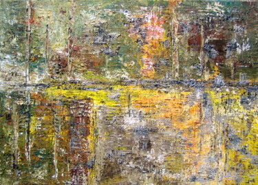 Pintura intitulada "oxydation" por Jicé, Obras de arte originais, Óleo