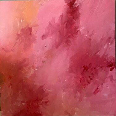 Peinture intitulée "Pink impression" par Valentina Majer, Œuvre d'art originale, Acrylique