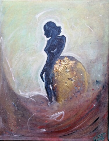 Painting titled "Fais toi confiance" by Pascaly, Original Artwork, Acrylic