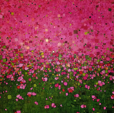 Peinture intitulée "Expressions" par Sophie Cantou, Œuvre d'art originale, Acrylique Monté sur Châssis en bois