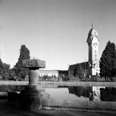 Photography titled "Vers la gare" by Frédéric Duchesnay, Original Artwork, Analog photography