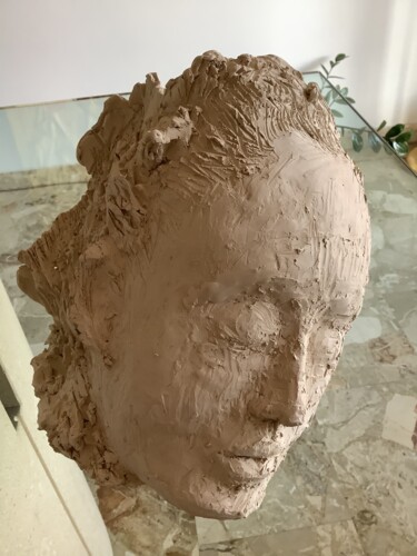 Sculptuur getiteld "Il sogno" door Valentina Majer, Origineel Kunstwerk, Klei