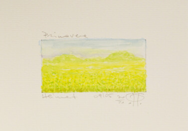 Malerei mit dem Titel "Serie Heimat Primav…" von Pasqualino Palmieri (PP Pascal), Original-Kunstwerk, Aquarell