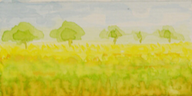 Malerei mit dem Titel "Serie Heimat Primav…" von Pasqualino Palmieri (PP Pascal), Original-Kunstwerk, Aquarell