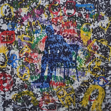 New Masculinity Painting titled "New Masculinity" by Giuseppe Valia, Original Artwork, Spray paint