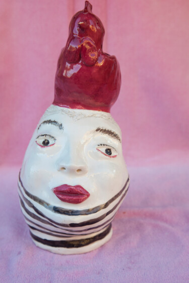 Sculpture titled "Coco" by Elena Uljancic, Original Artwork, Ceramics