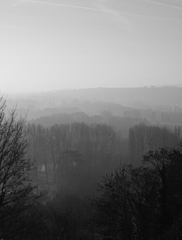 Photographie intitulée "Misty landscape" par Pascal Carro (ORAK), Œuvre d'art originale, Photographie non manipulée
