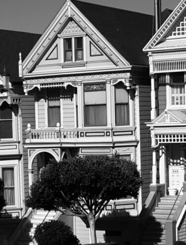 Photographie intitulée "San Francisco's hou…" par Pascal Carro (ORAK), Œuvre d'art originale, Photographie numérique
