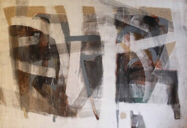 제목이 "Composition Brown"인 미술작품 Johnny Semaan로, 원작, 아크릴